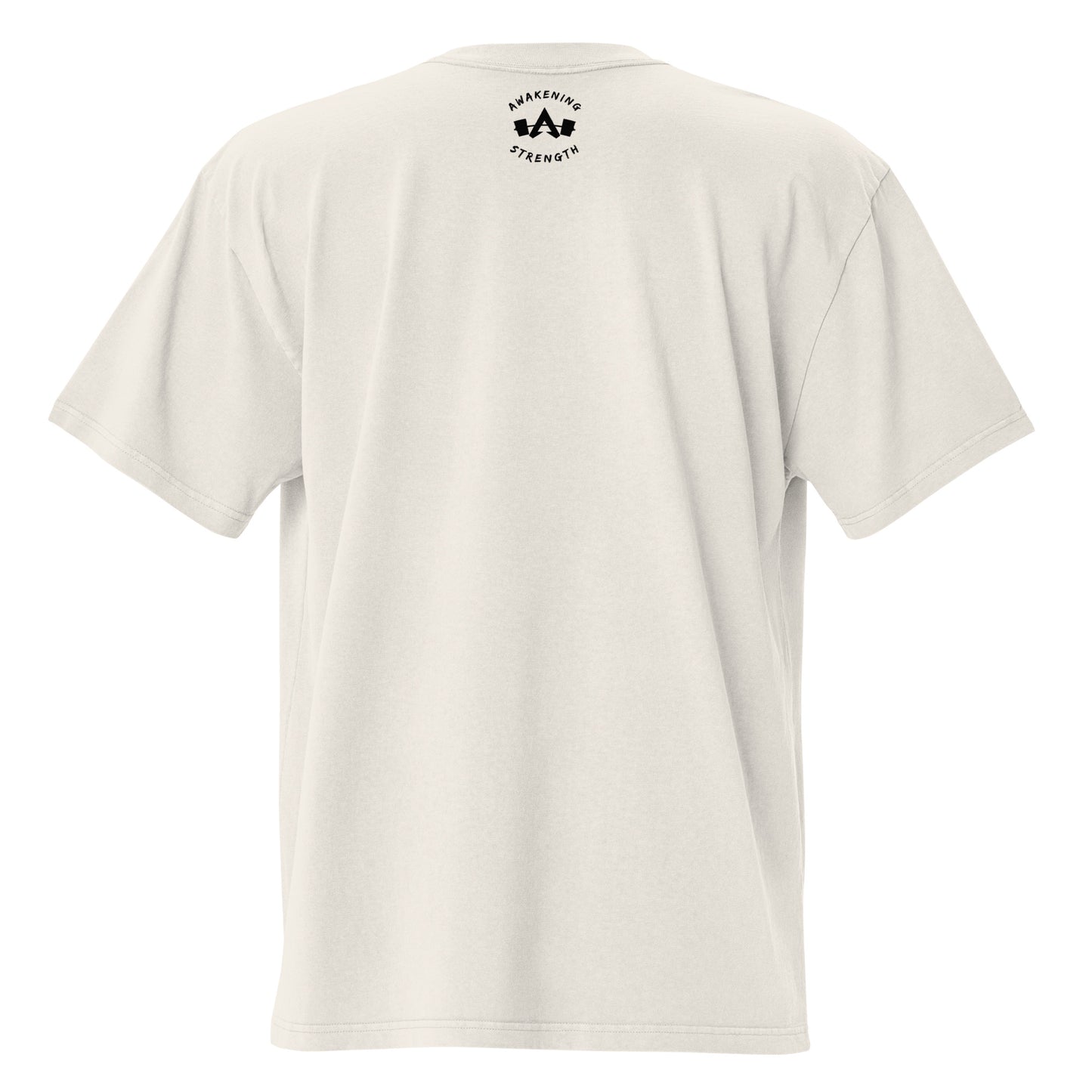 Barbell Baddie Oversized faded t-shirt