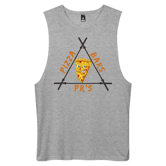 Pizza Men’s drop arm tank top