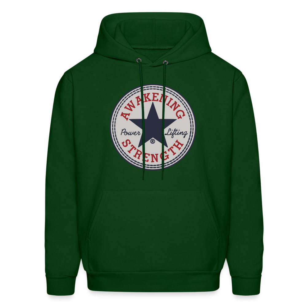 Star Hoodie - forest green
