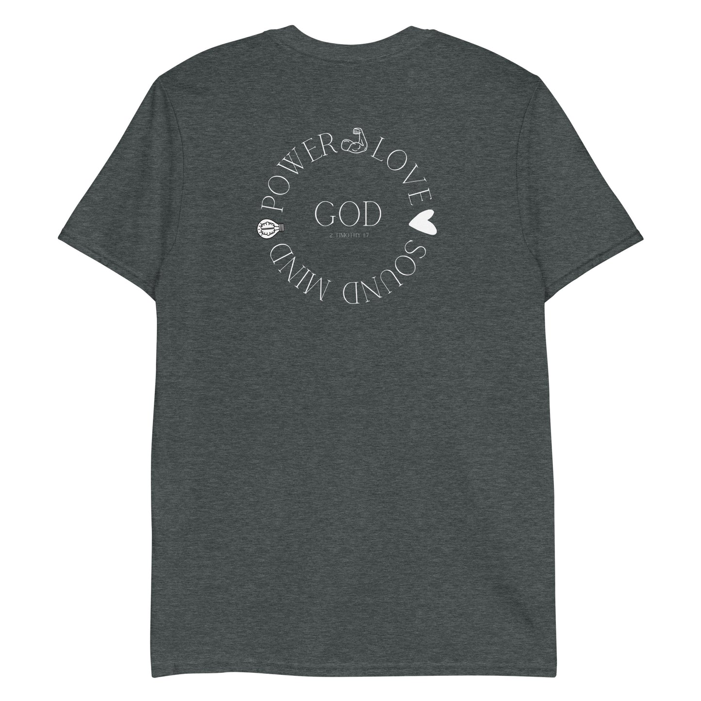 Power, Love, Sound Mind Short-Sleeve Unisex T-Shirt