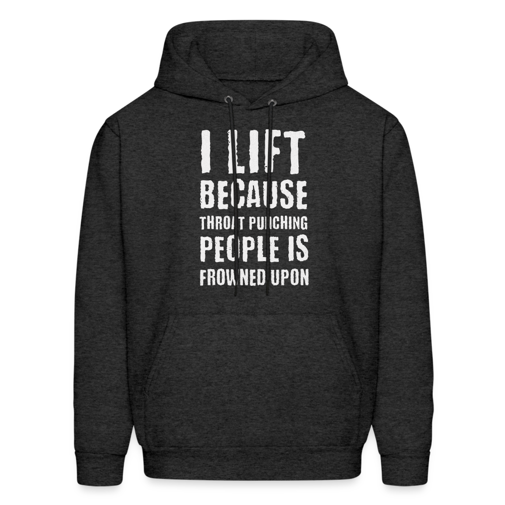 I lift because - charcoal grey