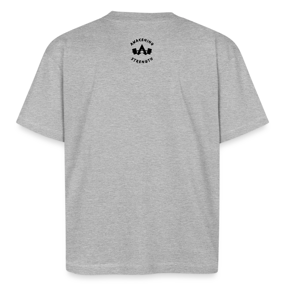 Fitness Taco Boxy Tee - heather gray