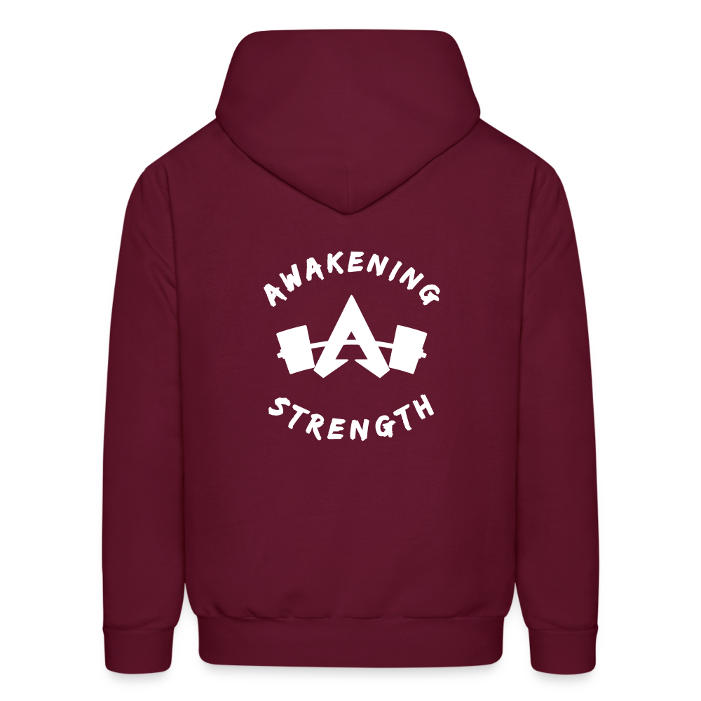 I lift because - burgundy