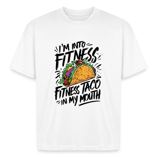 Fitness Taco Boxy Tee - white