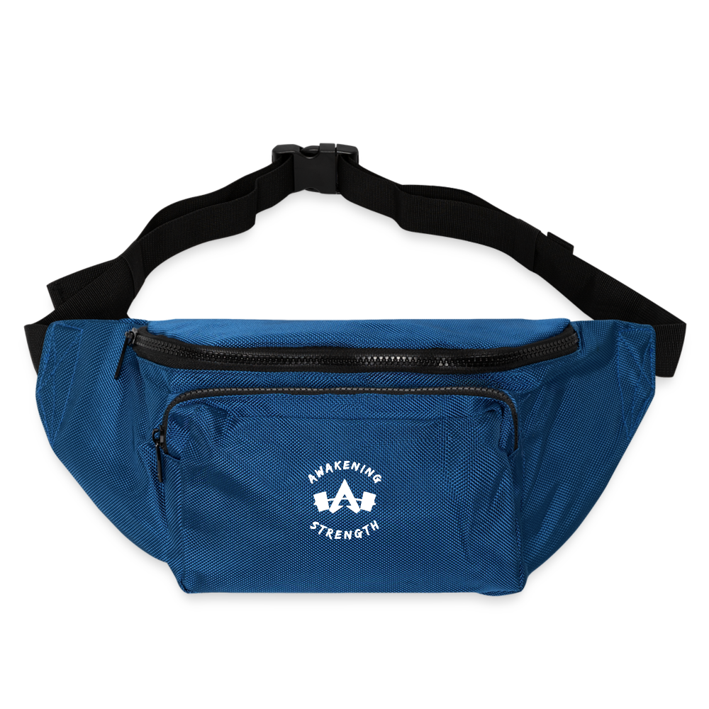 Large Crossbody Hip Bag - blue