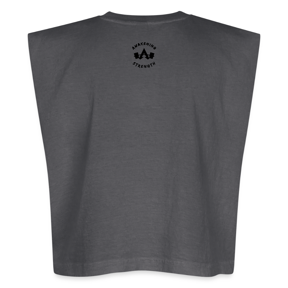 Gym Mode Muscle Tank - faded black