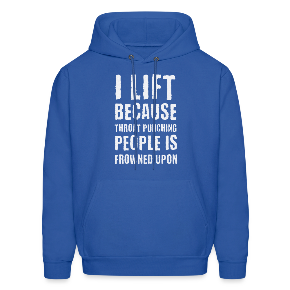 I lift because - royal blue