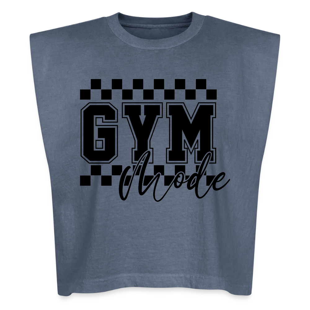 Gym Mode Muscle Tank - faded navy