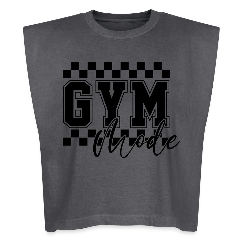 Gym Mode Muscle Tank - faded black