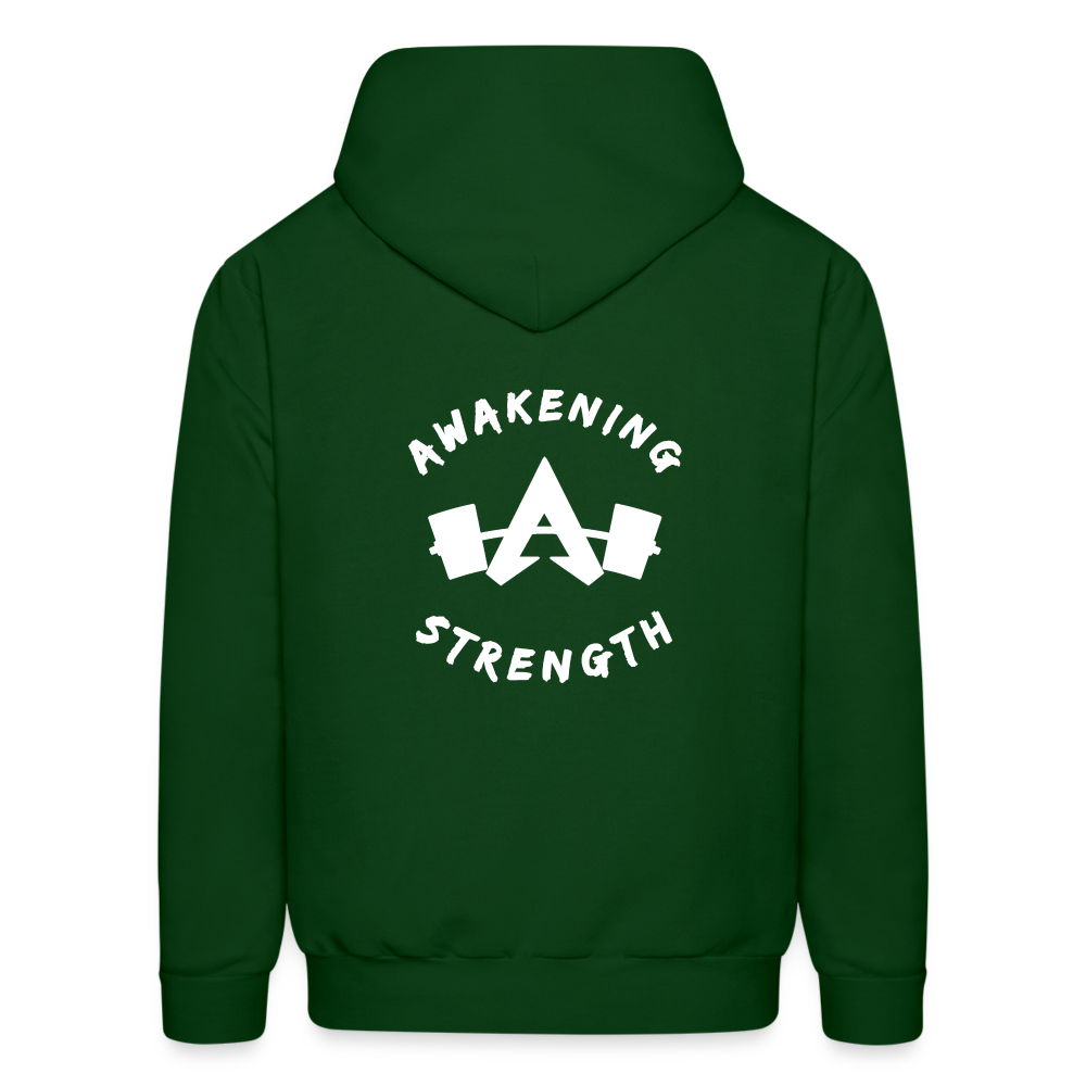 I lift because - forest green