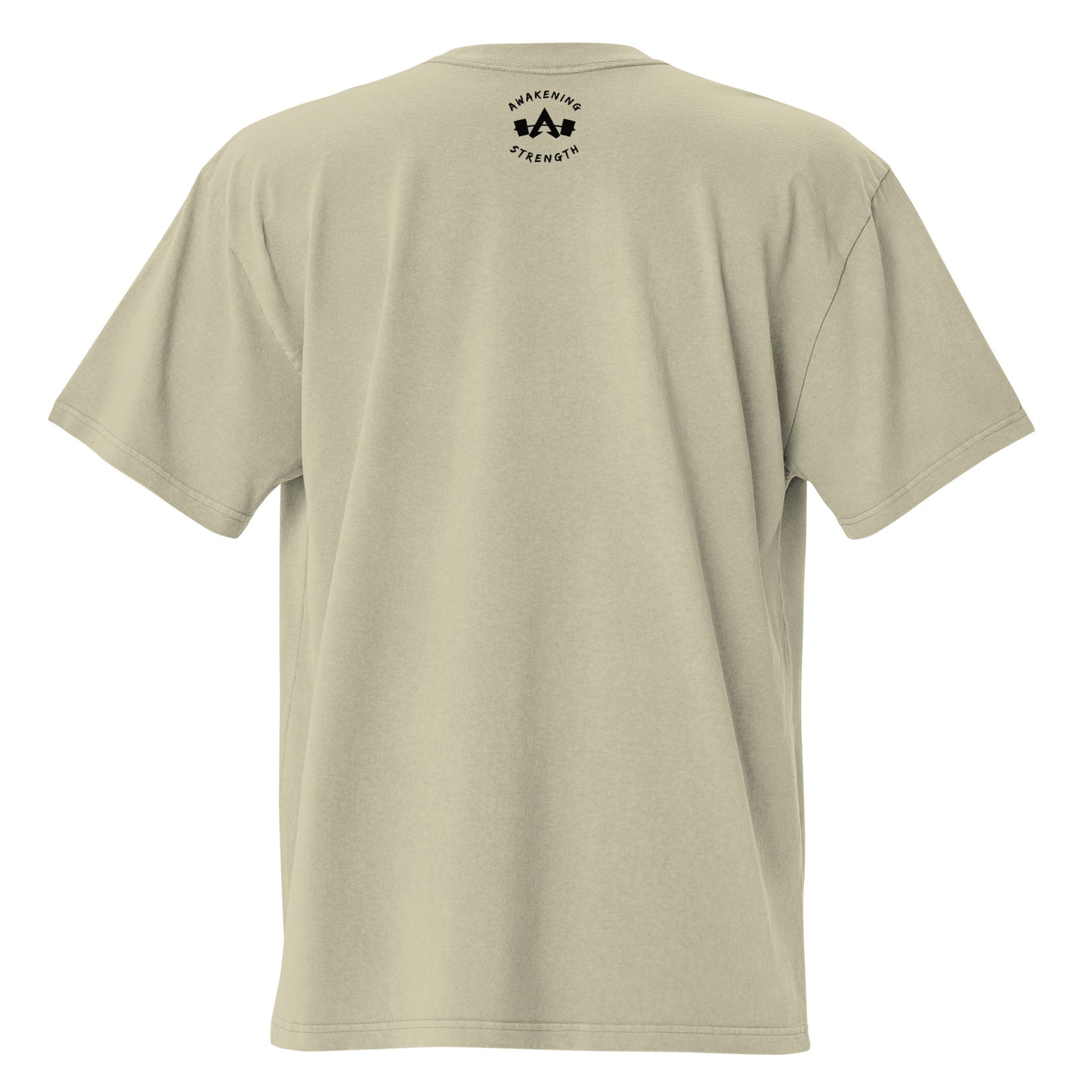 Barbell Baddie Oversized faded t-shirt