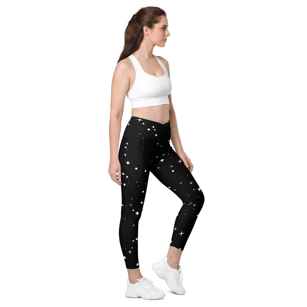 Stars Crossover leggings with pockets