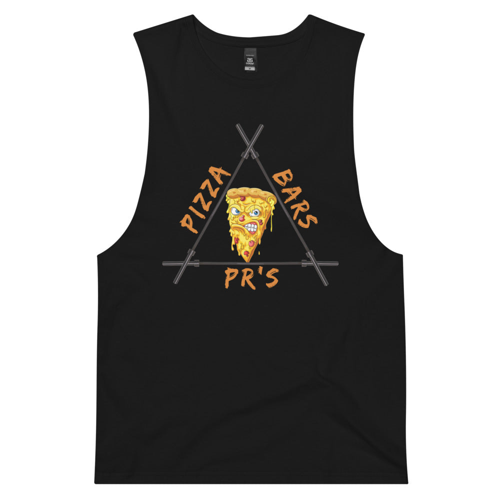 Pizza Men’s drop arm tank top