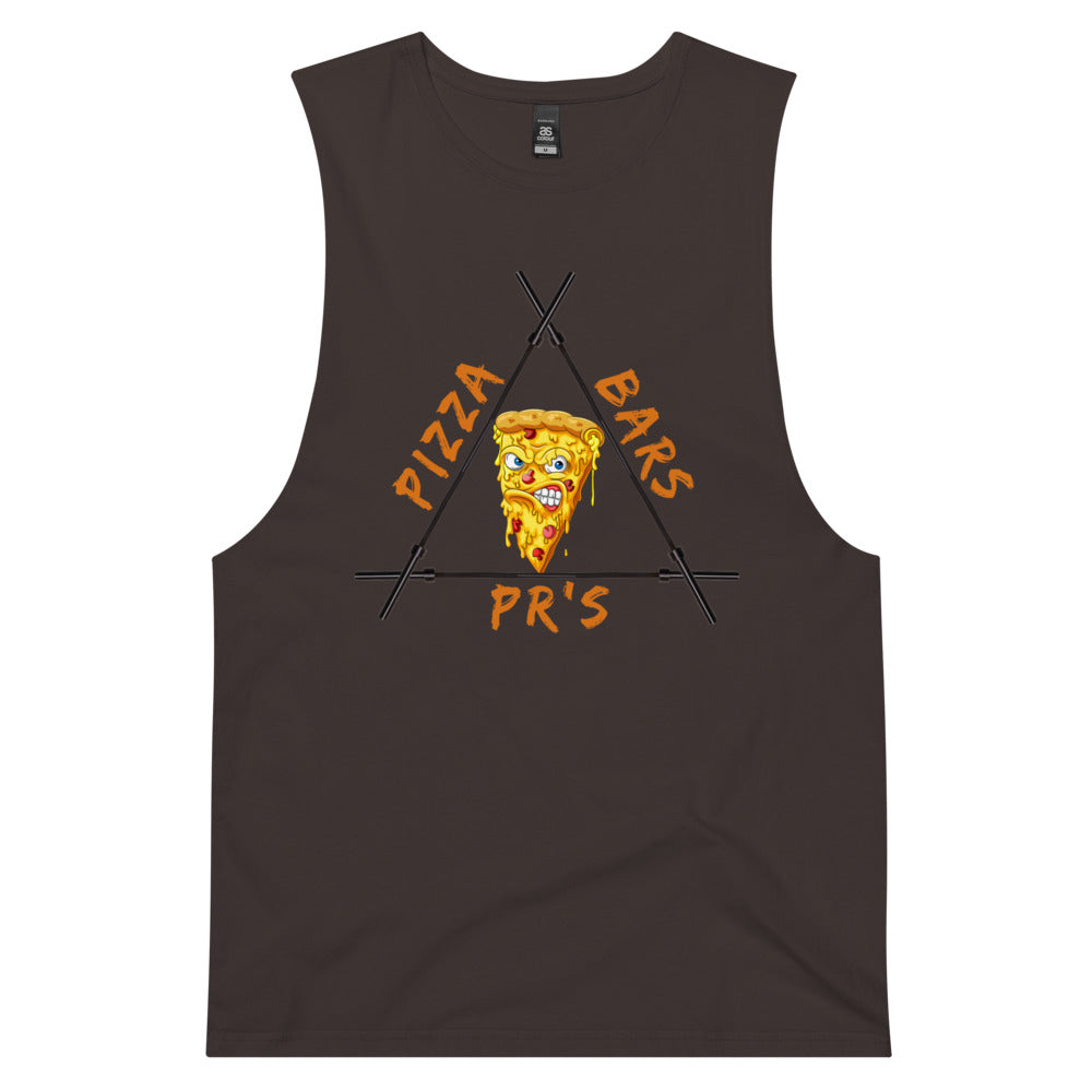 Pizza Men’s drop arm tank top
