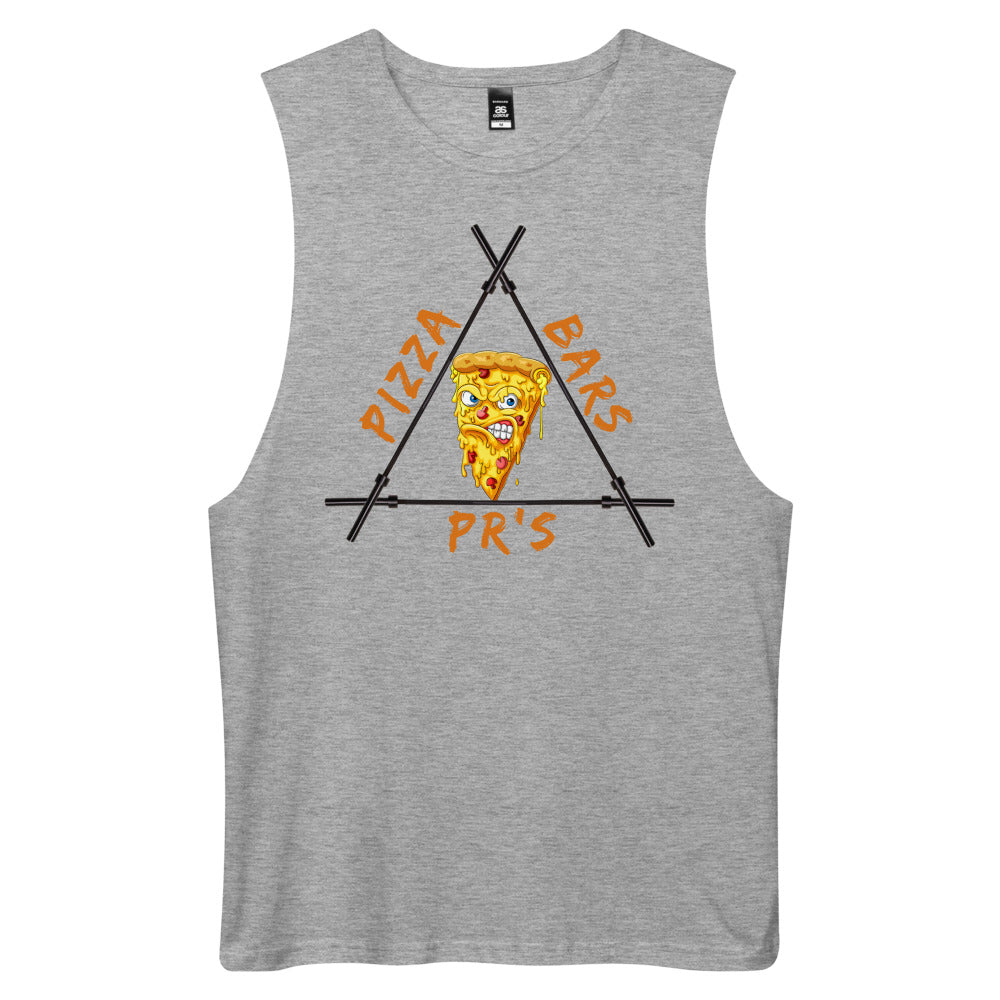 Pizza Men’s drop arm tank top