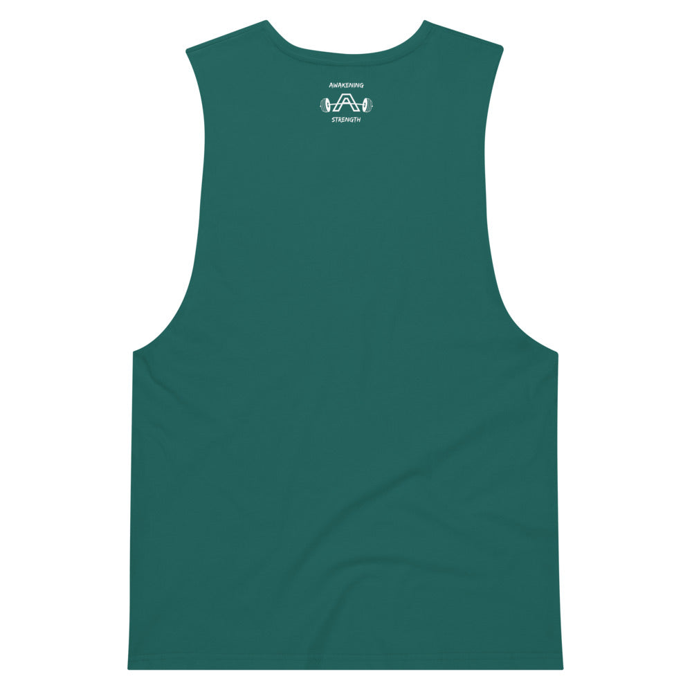 Pizza Men’s drop arm tank top