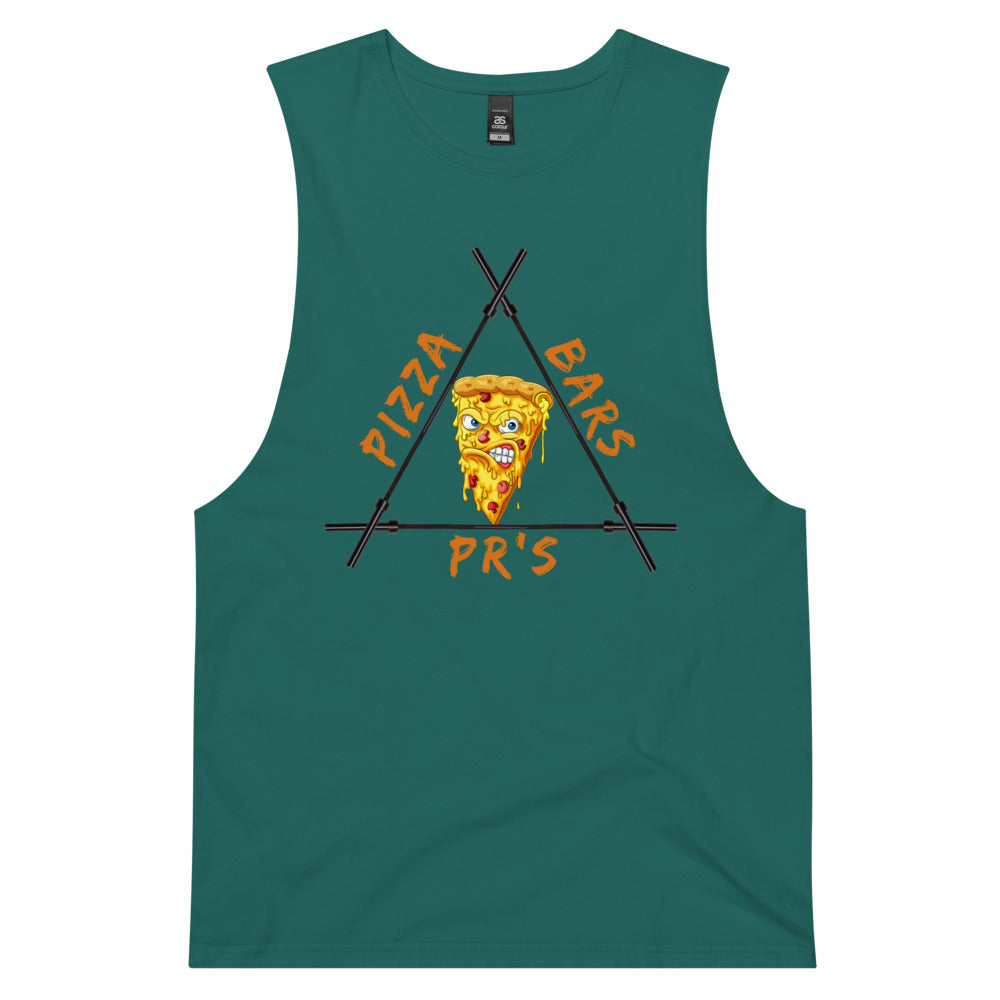 Pizza Men’s drop arm tank top
