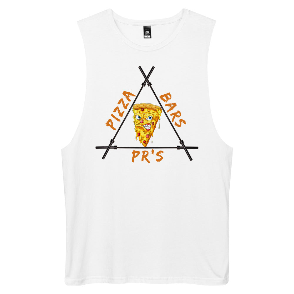 Pizza Men’s drop arm tank top