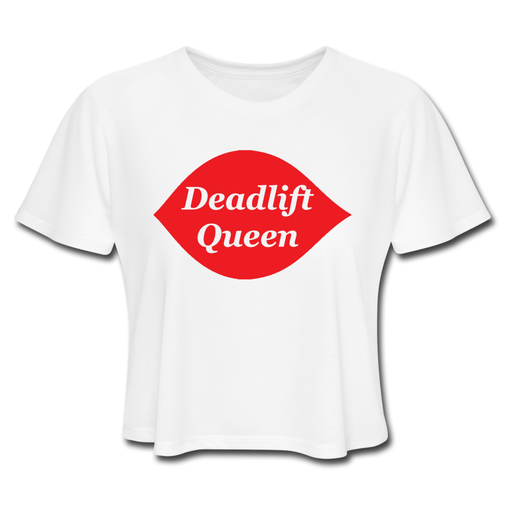Deadlift Queen - white