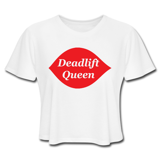Deadlift Queen - white