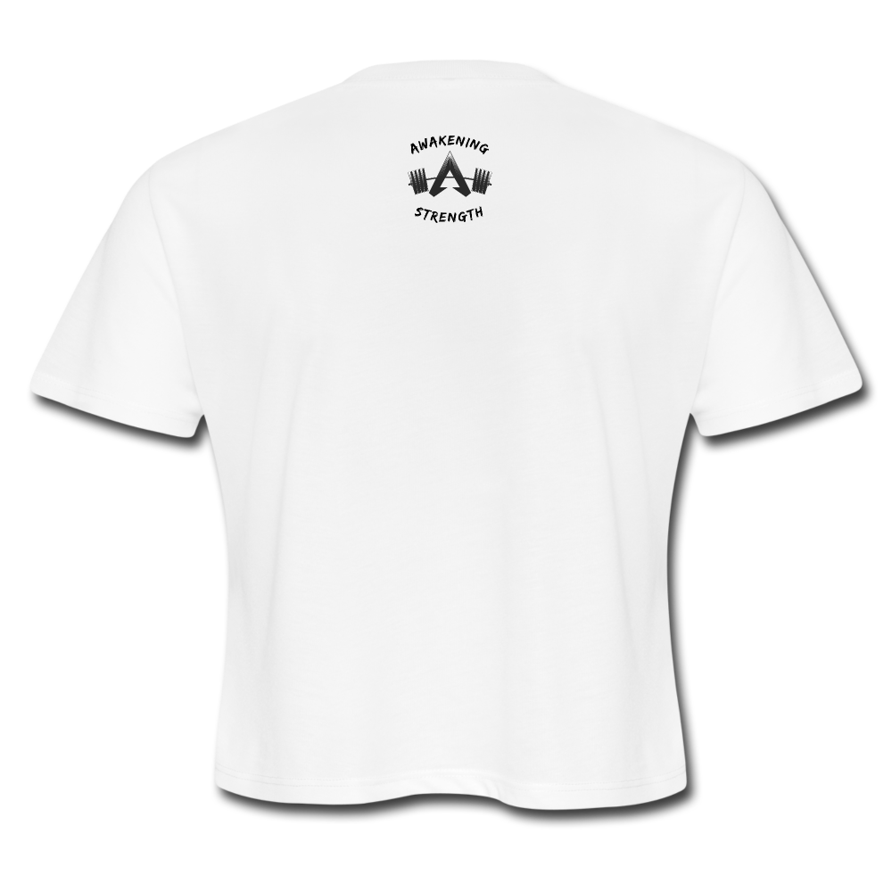 Carbivore Women's Cropped T-Shirt - white