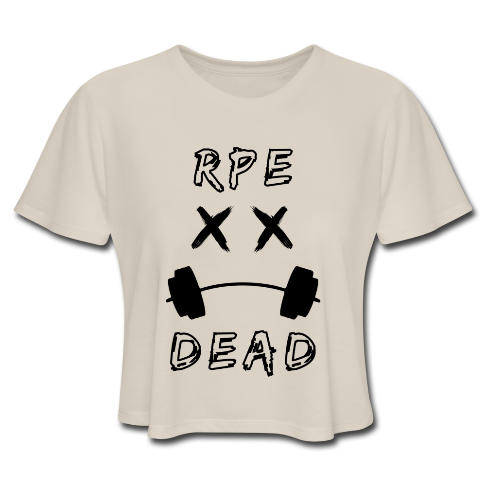 RPE DEAD Women's Cropped T-Shirt - dust