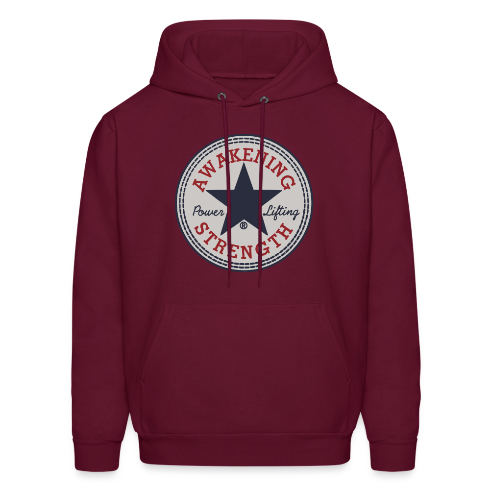 Star Hoodie - burgundy