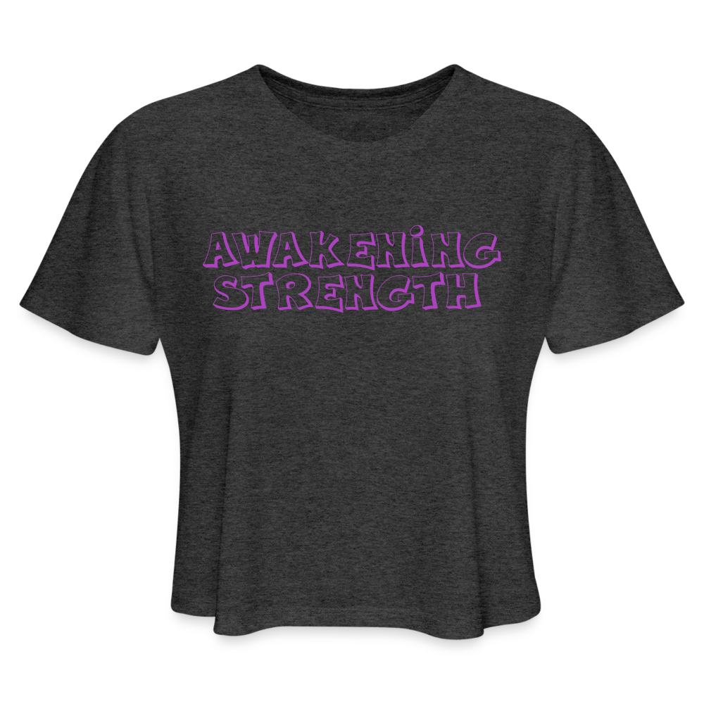 Thiccc GIrls Club Crop - deep heather