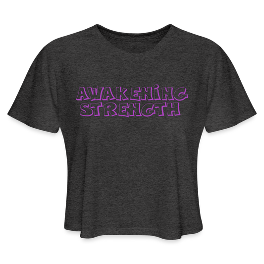 Thiccc GIrls Club Crop - deep heather