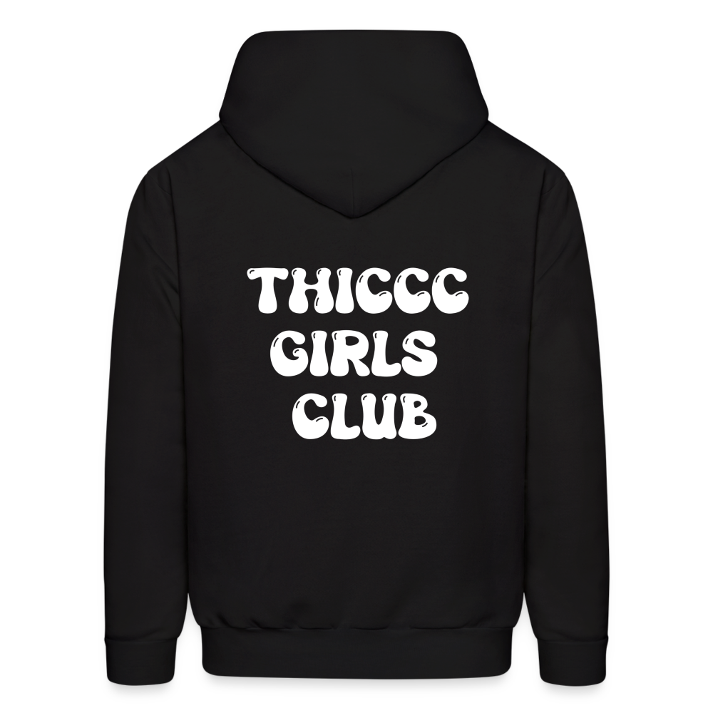 Thiccc Girls Club Hoodie - black