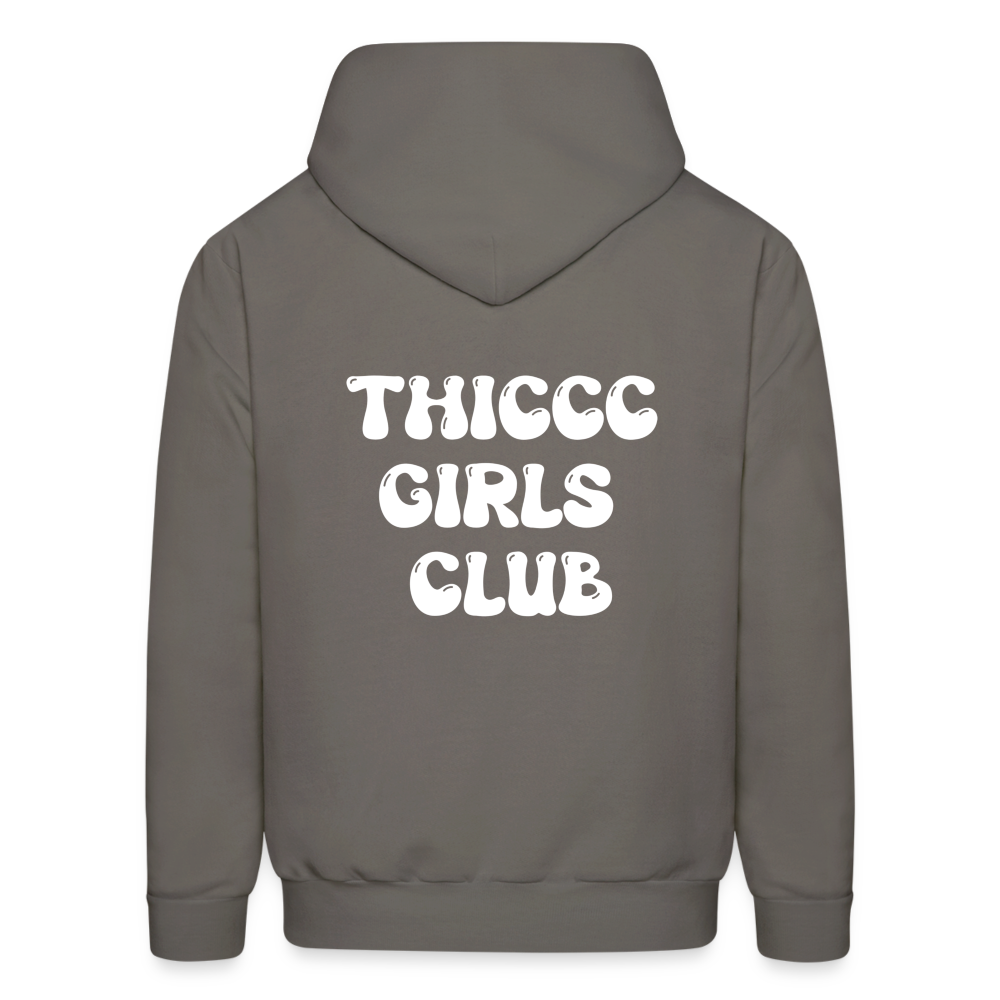 Thiccc Girls Club Hoodie - asphalt gray