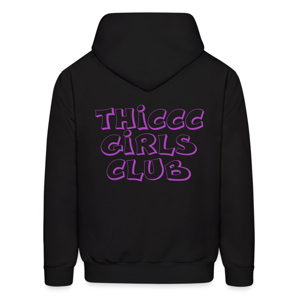 Thiccc Girls Club Hoodie - black