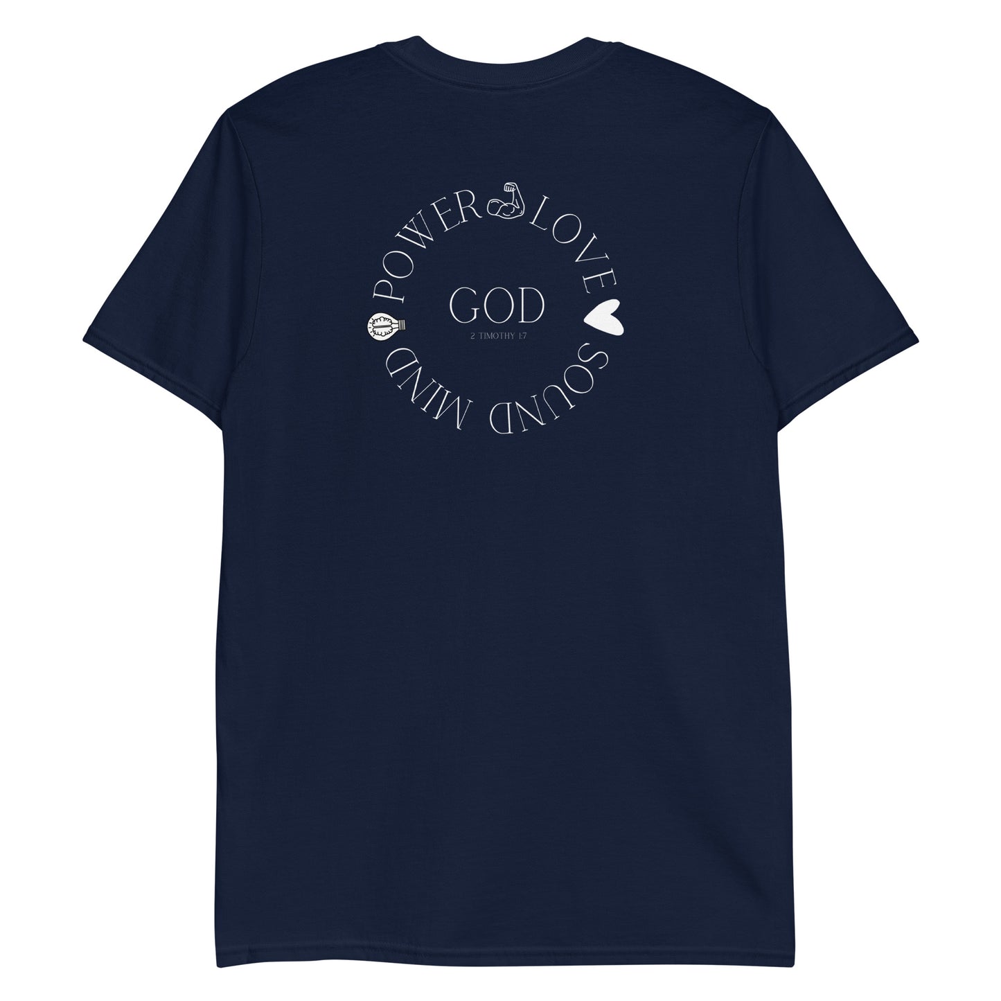 Power, Love, Sound Mind Short-Sleeve Unisex T-Shirt