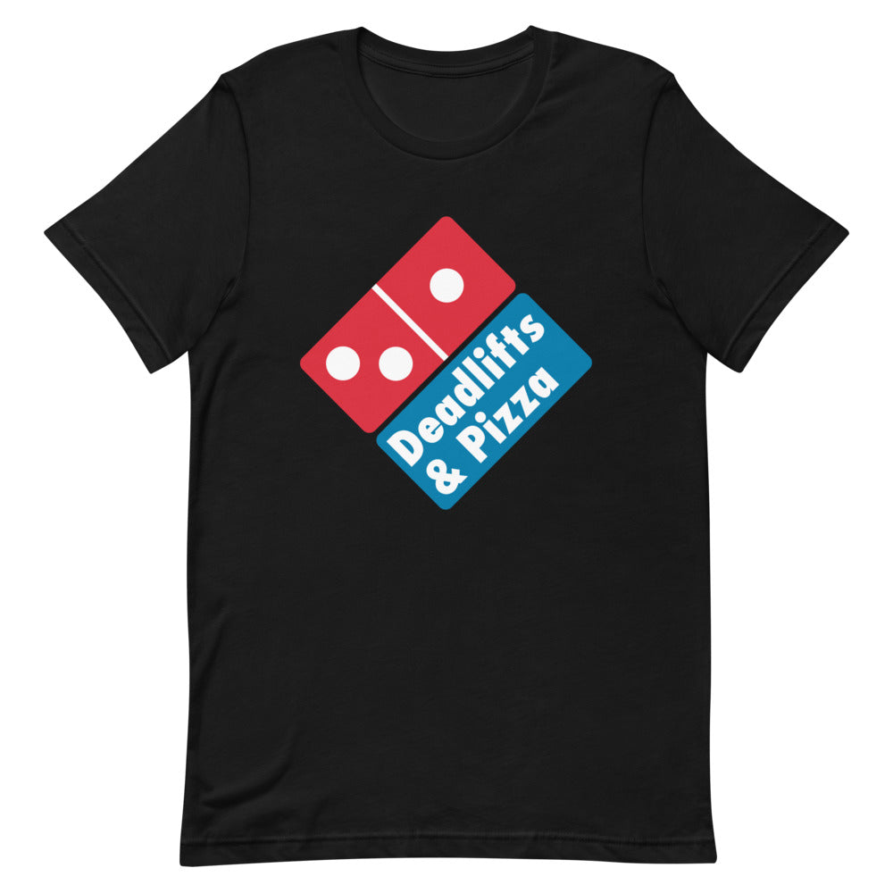 Deadlifts & Pizza Short-Sleeve Unisex T-Shirt
