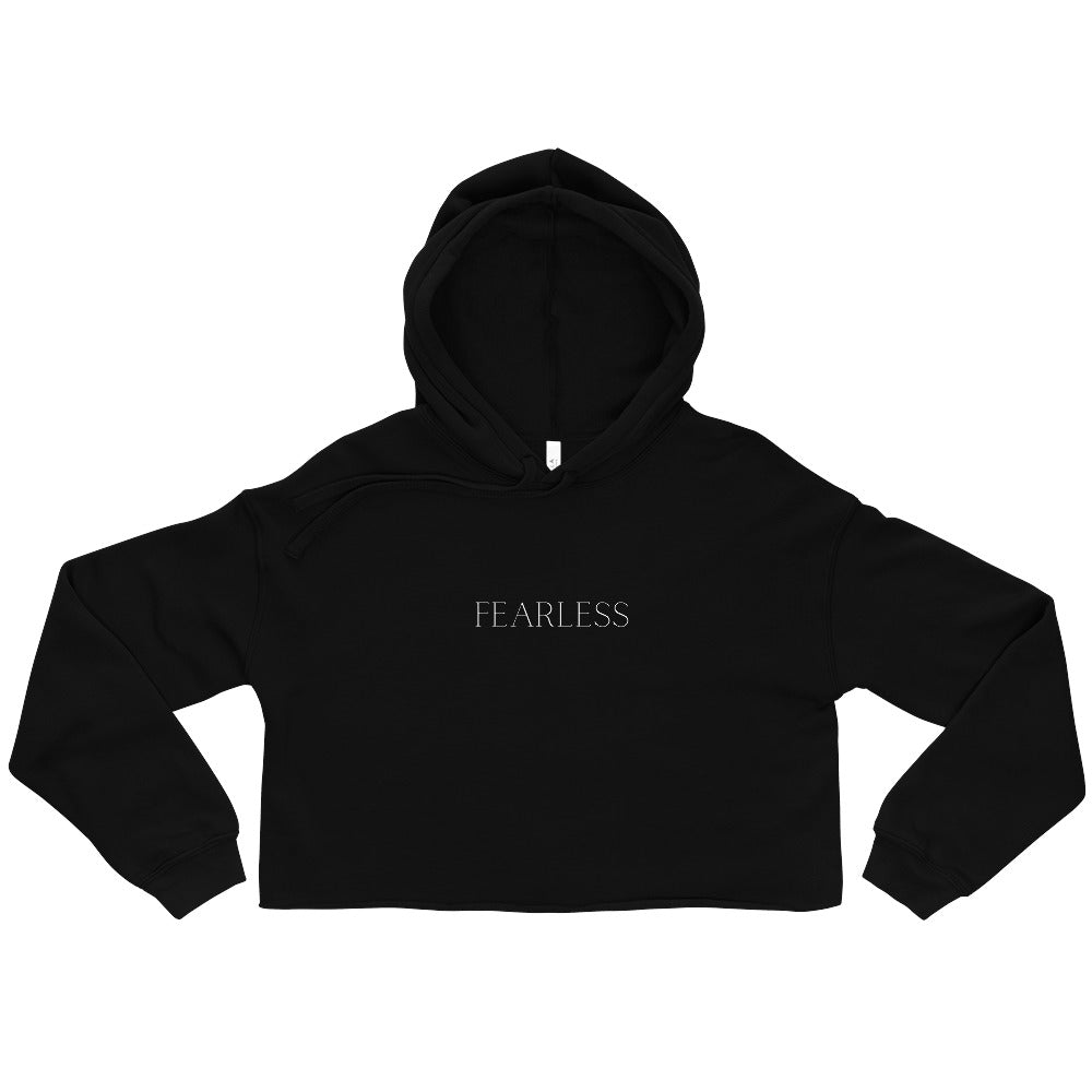 Power love sound mind crop hoodie